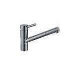 Deck Mounted Kitchen Sink Water Faucet Chrome Plated Mixer Taps With Single Handle