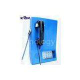 110 120 119 Auto Dial Emergency Phone , Blue Wall Mounting Telephone