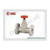 4, 5, 6 Inch Two Way PPH Plastic Globe Gate Valve, Industrial Screwed Gate Valves thumbnail-1