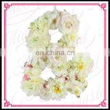 Aidocrystal Latest Product Simulation Flower Letter & for Wedding Bridal Bridegroom Name Combination Decorative thumbnail-3