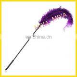Red Black Purple White French Feather Tickler thumbnail-2