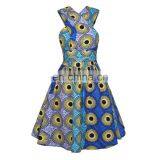 OEM 2020 New Arrivals Plus+Size+Dress African Print Midi Causal Women Dresses thumbnail-5