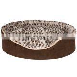 Hot Sale High Quality Luxury Round Warm Fleece Dog Bed thumbnail-1