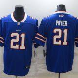 Buffalo Bills #21 Poyer Blue Jersey thumbnail-1
