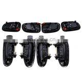 Door Handle Black Outside Black Inside Kit Set 8 For Toyota Corolla 6920512130 thumbnail-2