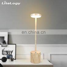 Nordic Bedroom Decorative Rechargeable Led Marble Desk Lamp