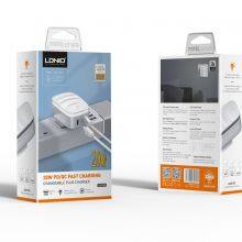 LDNIO A2425C 20W LED Lamp & Fast Charger US/EU/UK thumbnail-2