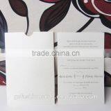 Luxury Custom Pocket Folds Lace Envelopes Invitation Cards Silver Wedding thumbnail-5