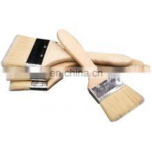 High Quality Wooden Handle Goat Hair Gilding Cleaning Tools Wall Paint Brush thumbnail-2