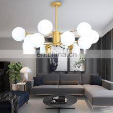 Modern Ceiling Light Glass Decor Chandelier Home Indoor LED Pendant Ceiling Lights thumbnail-3
