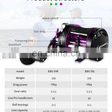 ECOODA Brand Black Thunder 5.3:1 Overhead Reel 10kg Drag Power Offshore Fishing Jigging Reel thumbnail-4