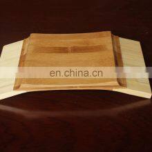 Japanese Style Rectangle Two-color Sushi Food Divider Serving Bamboo Snack Plate thumbnail-2