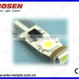 samsung 5252 led чип 3SMD без ошибок Canbus автомобильный фонарь T10-3SMD-5252