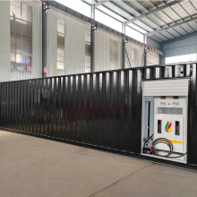 High Quality 20ft 40ft 40000l Container Fuel Station Fuel Mobile Filling Petrol Station Cheap Price thumbnail-1