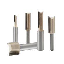 1/4 1/2 Handle CNC Engraving Planer Drill Bit Double-Slot Hard Alloy Straight Cutting Woodworking Milling Cutter OEM Customized thumbnail-3