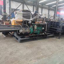 Mobile Diesel Engine Driving Car Baler for Metal Recycling thumbnail-2