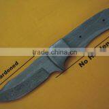 udk b72" Custom handmade Full tang Damascus blank blade hunting knife