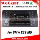 Wecaro WC-BW7018 Android 4.4.4 car dvd player for BMW E39 M5 1995-2003 with radio 3G wifi playstore