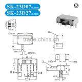 High Quality Horizontal Slide Switches, 2p3t Slide Switches, SK23D07 thumbnail-5