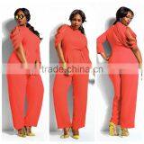 F20112A Fashion plus size women clothing jumpsuits for women 2016 irregular chiffon playsuits
Quality Choice