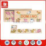 Funny Cheap Christmas Gift 28 Pcs Burr-free no Objectional Odor Burlywood Standard Puzzle Box Wood Domino Wholesale thumbnail-5