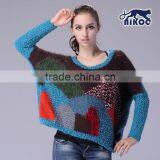 Custom Fashion Women Wool Knitted Sweater for Wholesale thumbnail-1