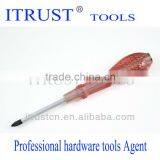 Transparent Plastic Handle Black Bit Screwdriver SD1058 thumbnail-1