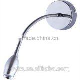 Facotry SALE 3W Led Wall Sconce Light for Hotel Indoor Lighting With Flexible Gooseneck thumbnail-2