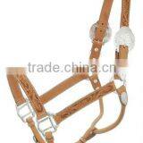 Hand Carved Leather Halter thumbnail-1