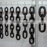 black tempered Lifting Chain With Eye Grab Hooks