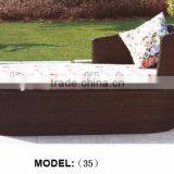 Luxury Outdoor Swimming Round Pool Sunbed With Backrest Sell Hot in 2015 thumbnail-2