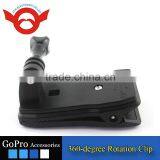 Go Pro Accessories 360-degree Rotation Clip & Screw for GoPro Hero 3+/3/2/1, Black. thumbnail-2