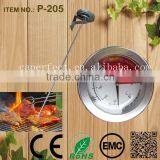 Table Stainless Steel Food Metal Thermometer