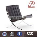 High Quality Barcelona Sofa With Ottoman,black Leather Sofa,Leather Barcelona Sofa SF-505 thumbnail-2