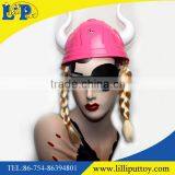 Festival Toy Cute ox Horn Helmet Toy for Girls