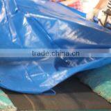 CHINA TEAR RESISTANT WATERPROOF TARPAULIN TARPS LENO WOVEN FABRIC HIGH TENSIBLE MAKE-TO-ORDER STRIPED HEM PP ROPE RAINPROOF thumbnail-4