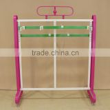Factory Clothes Display Rack pink garment display stand for lingeries gearment store