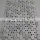 Bianco Carrara White Marble Mosaic Tile thumbnail-1