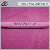 30s/2*14s High Quality Plain Dyed Linen Viscose Interwoven Fabric thumbnail-2