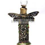 Dragonfly Glass Perfume Bottles Atomizer/rhinestones Perfumes and Fragrances Bottle