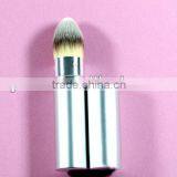 Sliver Aluminum Handle Retractable Brush Foundation Blush Brush Makeup Cosmetic Brushes thumbnail-1