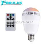 Colorful Remote Control Best Quality Rgb Bluetoth Led Light Bulb Speaker thumbnail-5