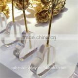 Excellent Craft High Clear Heart Shaped Acrylic Vases Wholesale for Home Decoration Manufacturer thumbnail-1