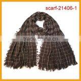 2014~2015 Fshion Plaid Scarf Cotton Scarf thumbnail-2