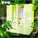 2015 new design hot sexy plastic Magic storage wardrobe plastic portable wardrobe