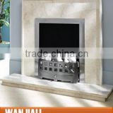 Marble & Granite Indoor Used Stone Fireplace Mantel