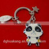 2016 Factory Price Panda Mascot Keychain Special Design Cute China Style Zinc Alloy Keyring thumbnail-3
