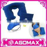 Custom Made Classic Gift Colorful Airline Eyemask Pillow Travel Kit thumbnail-1