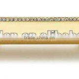 Zinc Alloy Gold Plated Crystal Funiture Drawer Handle