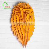 DIY Wooden Lion Trophy Animal Head 3D Wooden Animal Wall Decoration thumbnail-6